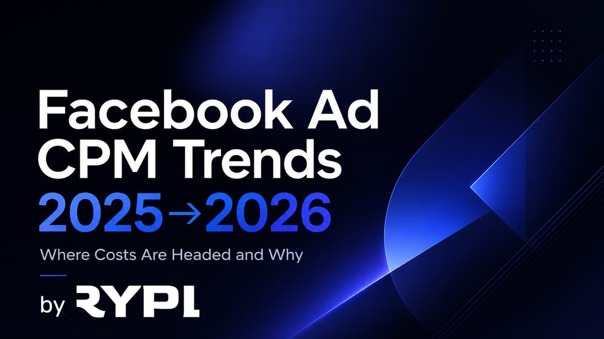 Facebook Ad CPM Trends 2025→2026: Where Costs Are Headed and Why